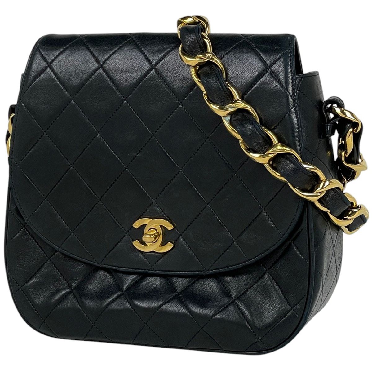 シャネル CHANEL ココマーク チェーン ショルダーバッグ マトラッセ 