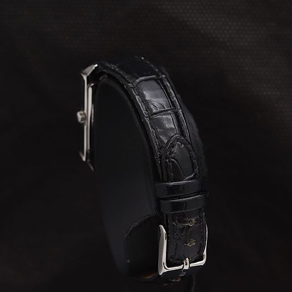 稼動 良品 ピエールカルダン QZ F293L ホワイト文字盤 スクエア 石付