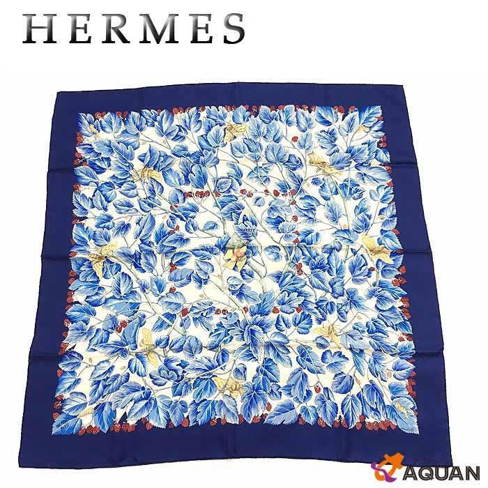 HERMES エルメス スカーフ カレ90 絹の木 美品 aq7139 - メルカリ