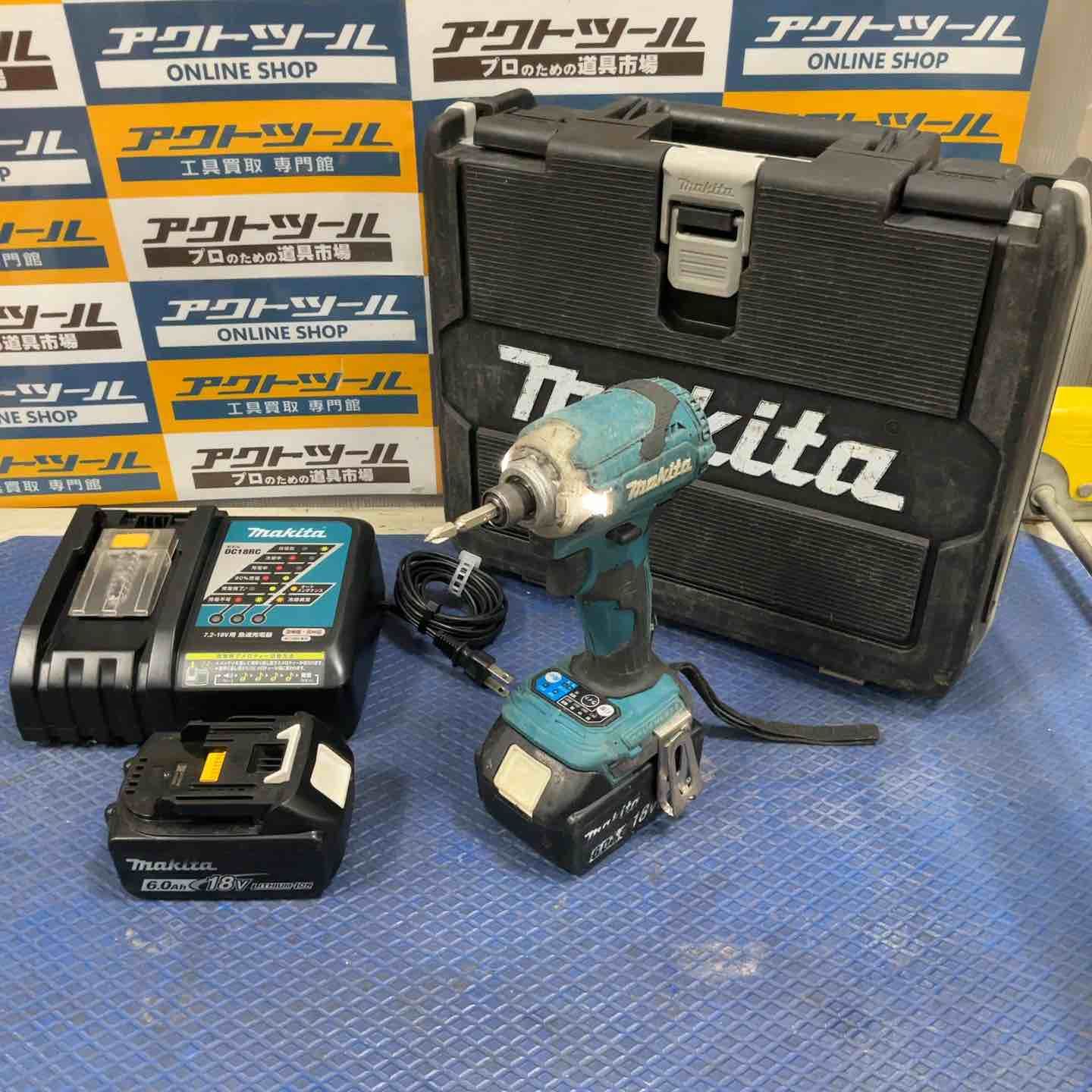 中古美品 マキタ 18V 6.0An 充電式インパクトドライバ TD170D 【バッテリー2個付】 セット品 即決税込33000円 ☆中古美品☆makita マキタ 18V 充電式インパクトドライバー
