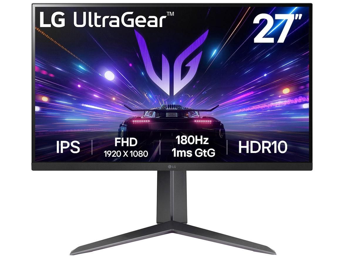 4営業日で発送 LG LG電子 27GS65F-B 27.0型 ゲーミングモニター UltraGear フルHD ワイド 液晶 1920×1080 DisplayPort1.4 HDMI2.0 ブラック系