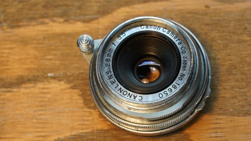 8880 希少 Canon LENS 28mm F3.5 ライカ Lマウント - メルカリ