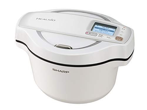 在庫 シャープ 水なし自動調理鍋 1.6L ホワイト系SHARP ヘルシオホットクック KN-HW16F-W