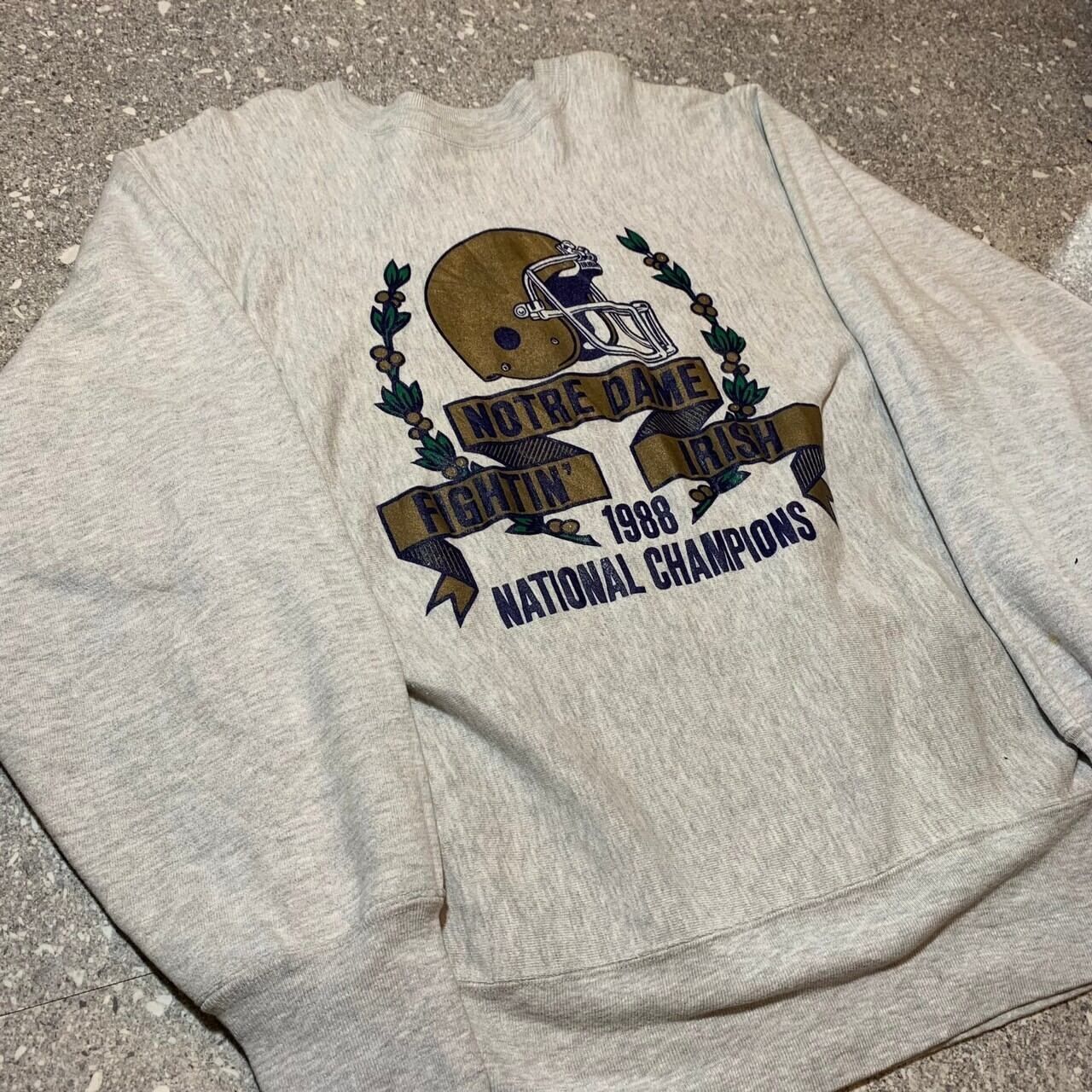 B32】80s Champion gray Reversewave Plain Sweatshirts/ 1980