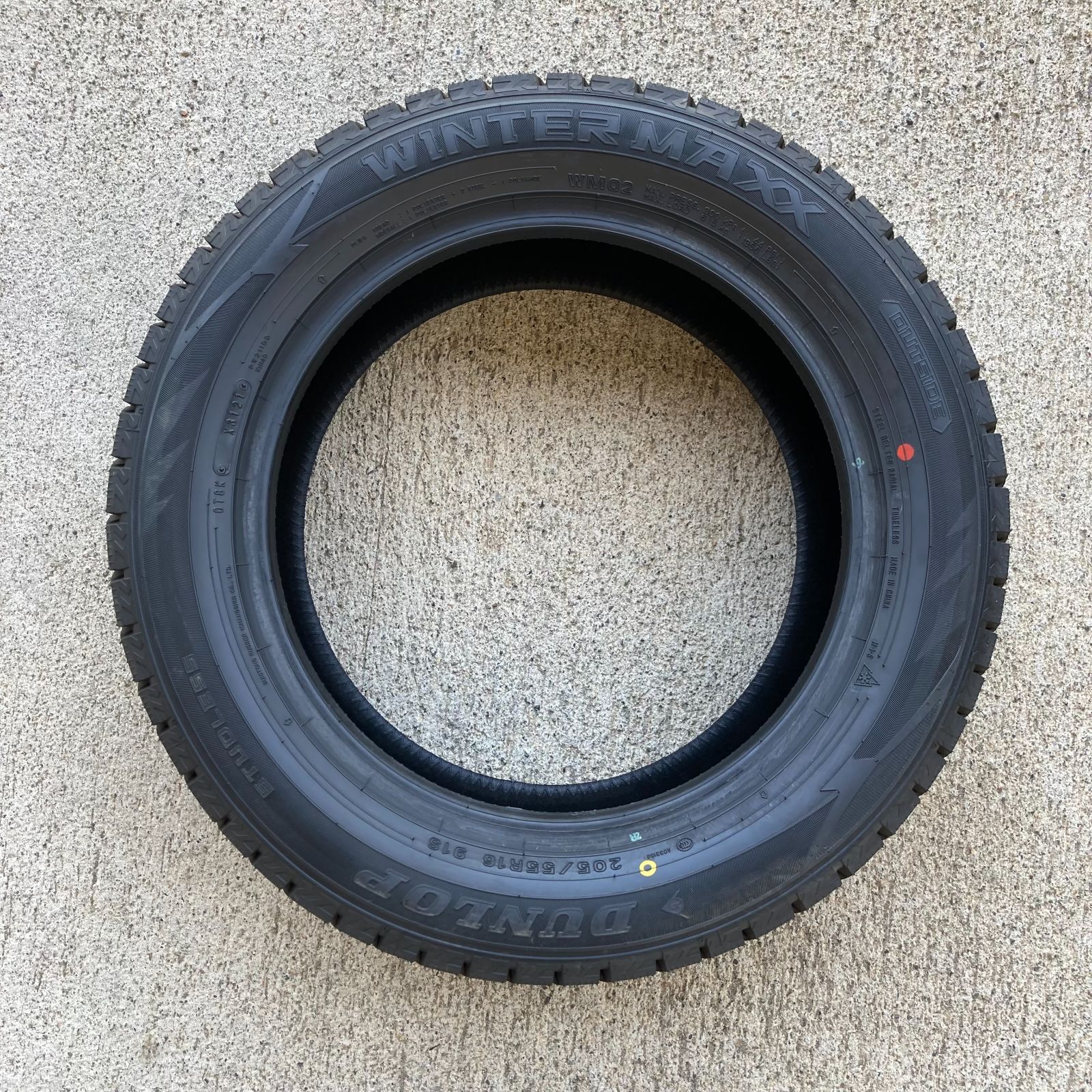 保管袋付き】新品 スタッドレス ４本セット 205/55R16 ダンロップ ウィンターマックス WM02 2021年 205/55/16 205-55-16  205 55 16 KT0005-1 - メルカリ