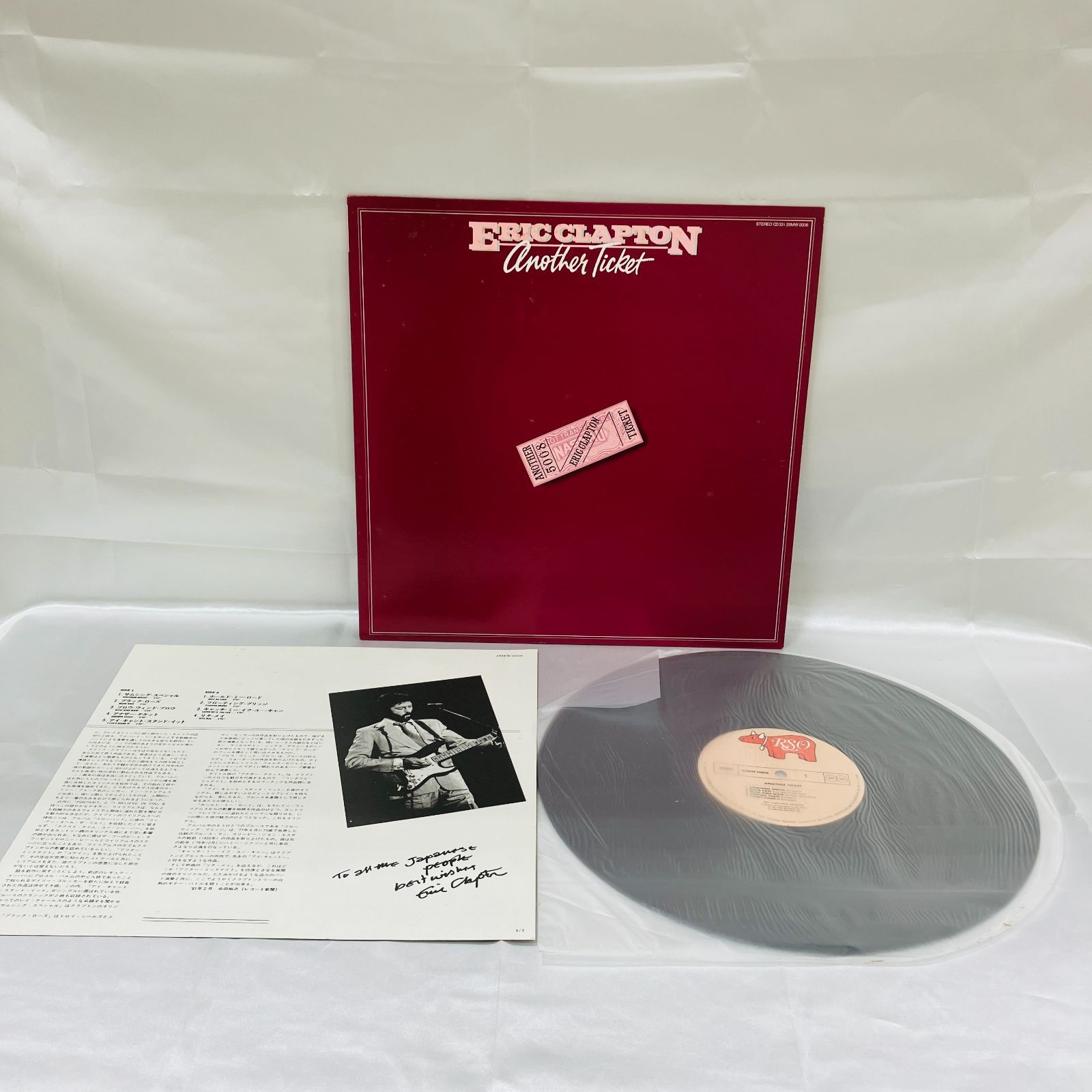 A【LP レコード】ERIC CLAPTON エリック・クラプトン アナザー
