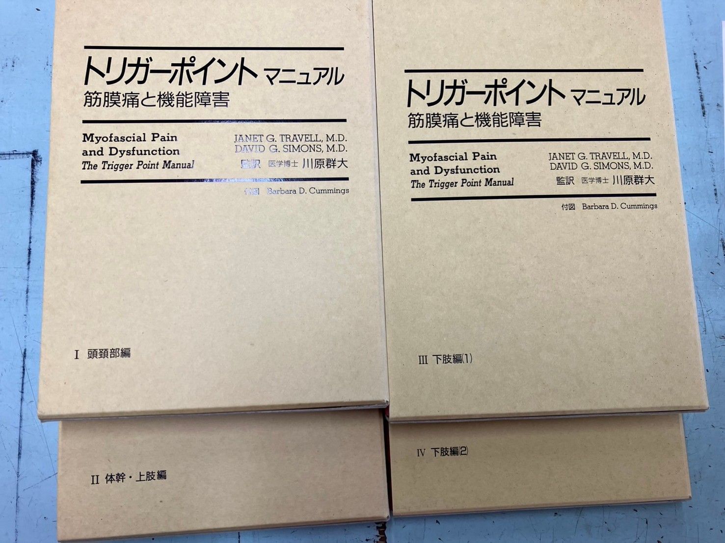 トリガーポイント・マニュアルI頭頚部編・ II体幹・上肢編・ III下肢編