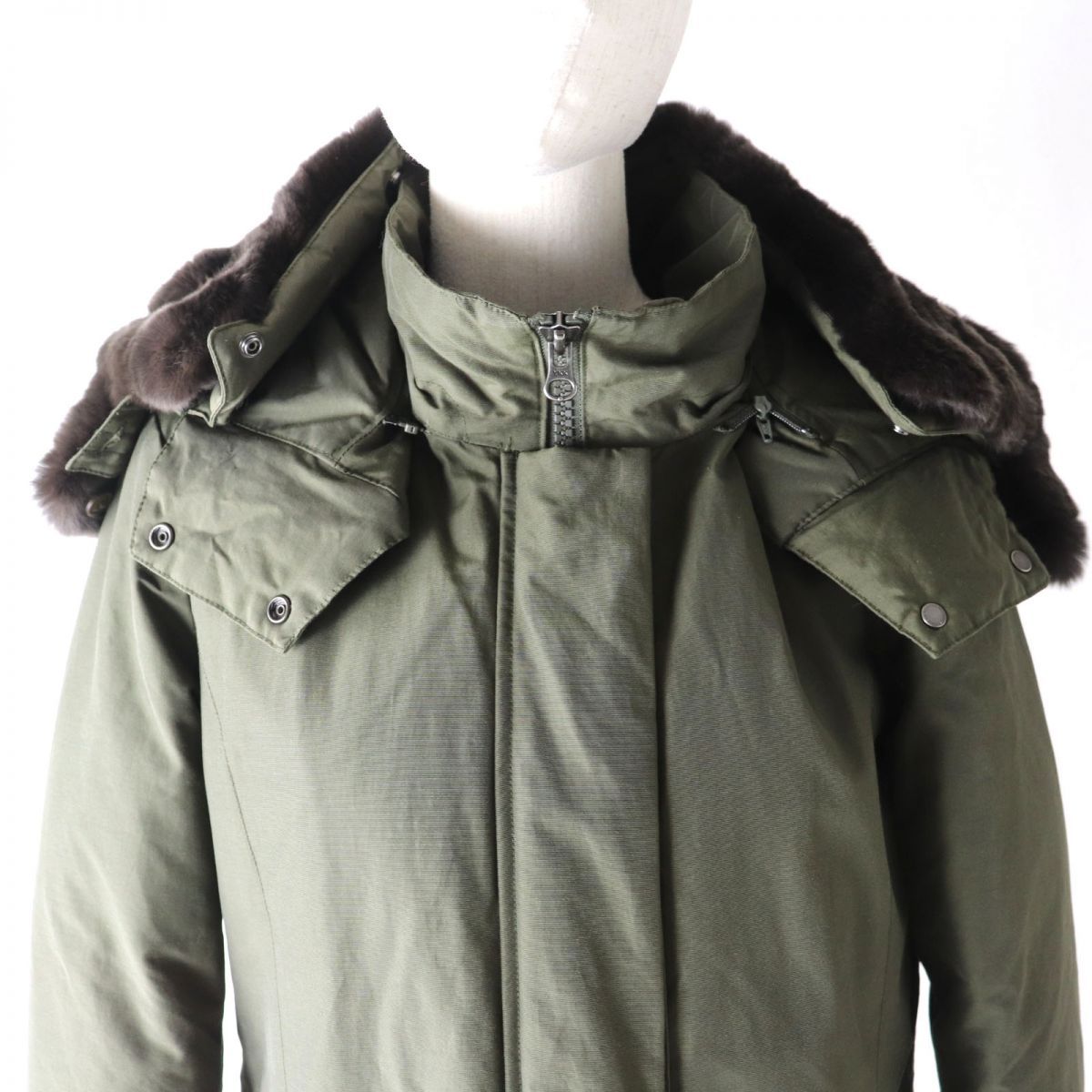 美品☆正規品 WOOLRICH ウールリッチ 1702094 BOW BRIDGE ZIP UP ロゴ 