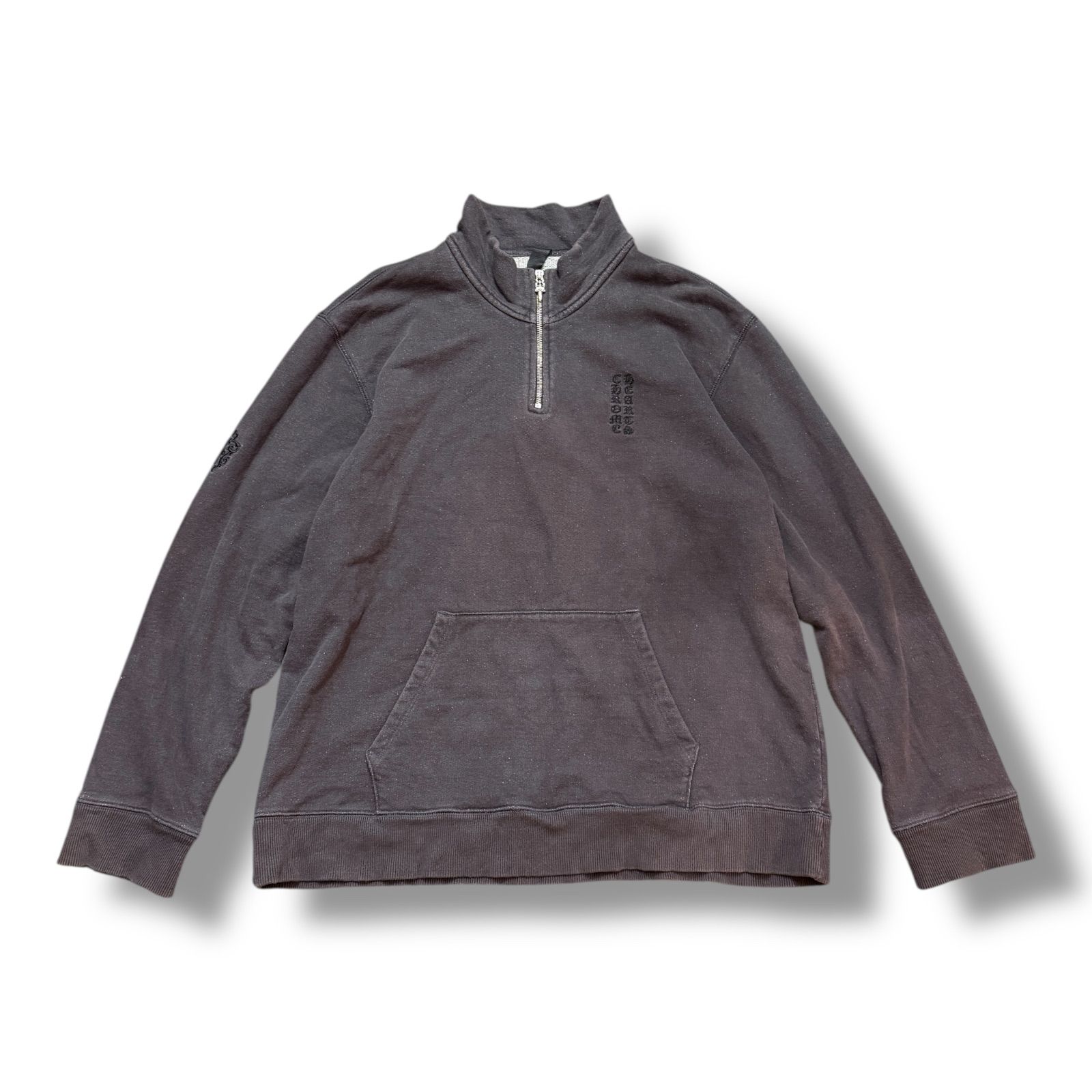 国内正規 Chrome Hearts Y NOT SLO RIDE HALF ZIP ロゴ刺繍