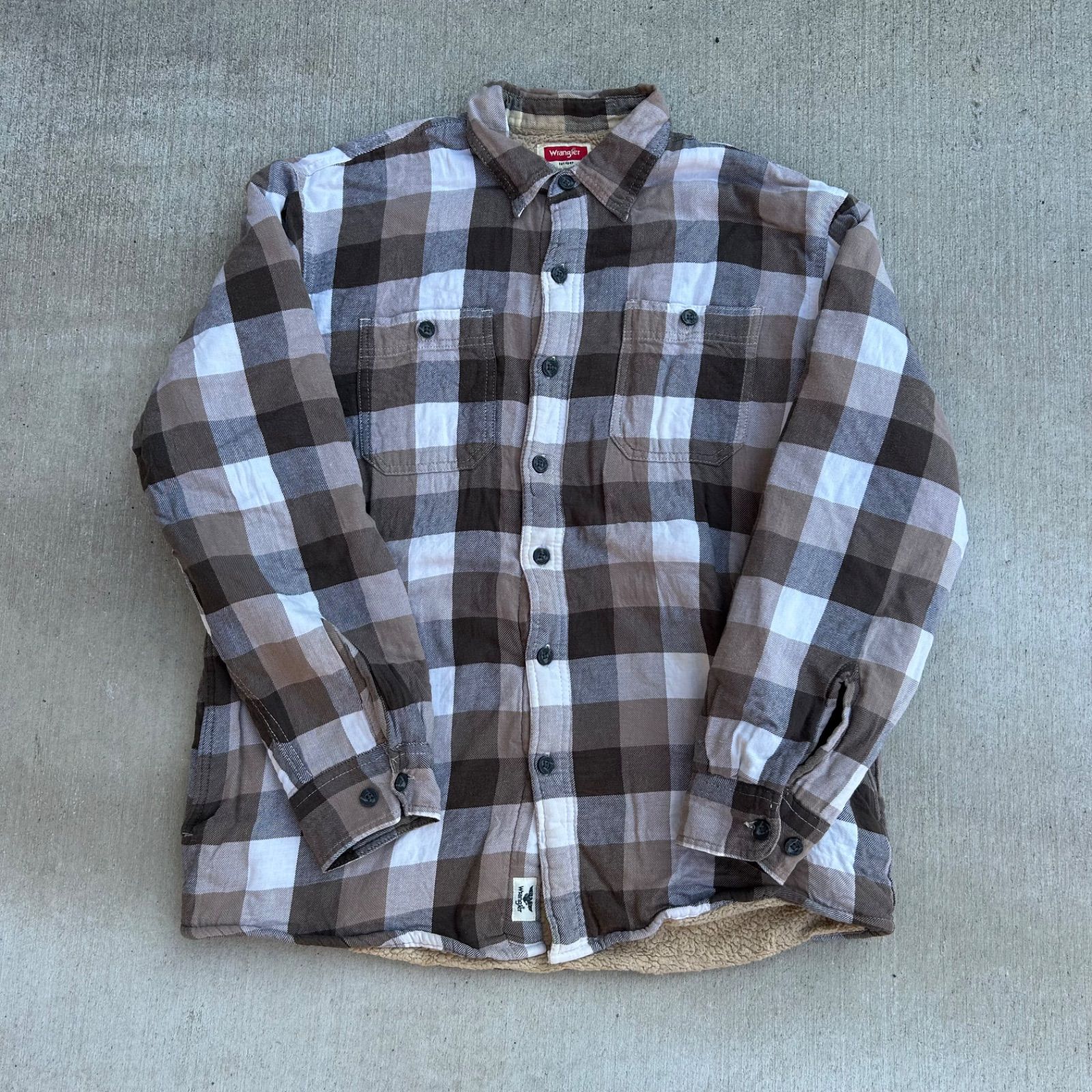 Wrangler ( ラングラー) チェック柄ジャケット 裏起毛 内ボア 