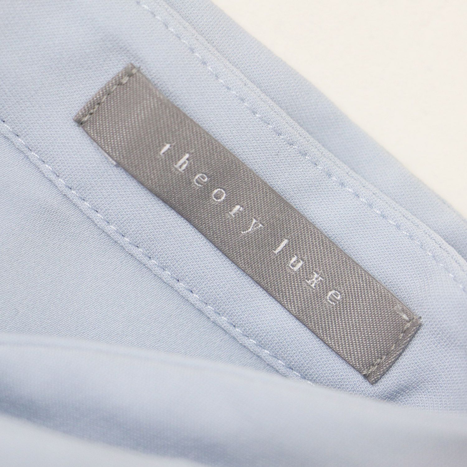美品】theory luxe セオリーリュクス ブラウス サックスブルー サイズ