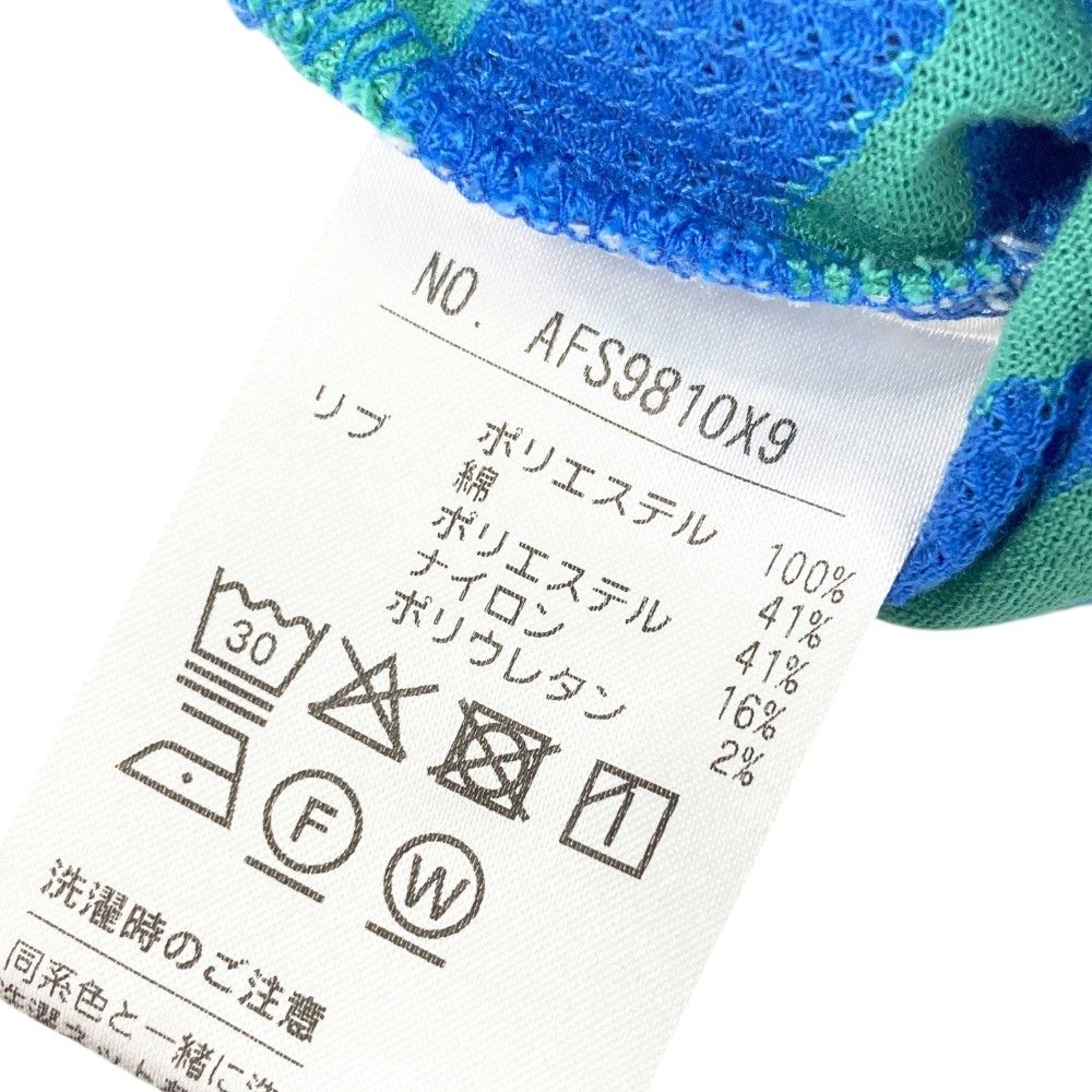サイズ：M AND PER SE アンパスィ ノースリーブポロシャツ