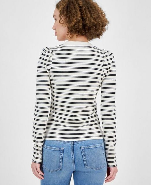 売れ筋商品|||ダナキャランニューヨーク カットソー トップス レディース Women's Gathered-Shoulder V-Neck Top BLACK DKNY Sport by Donna Karan V Neck Short Sleeve Tech Ruched