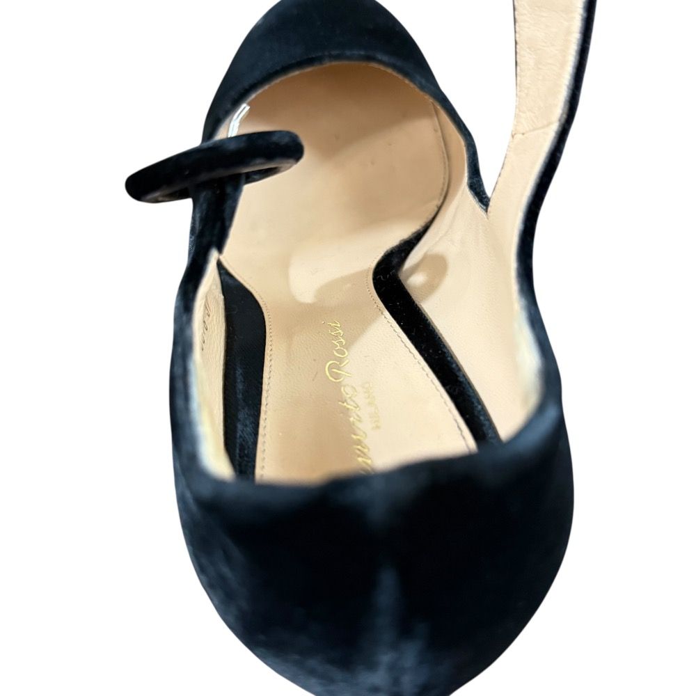 美品 Gianvito Rossi ジャンヴィトロッシ メリージェーン パンプス  