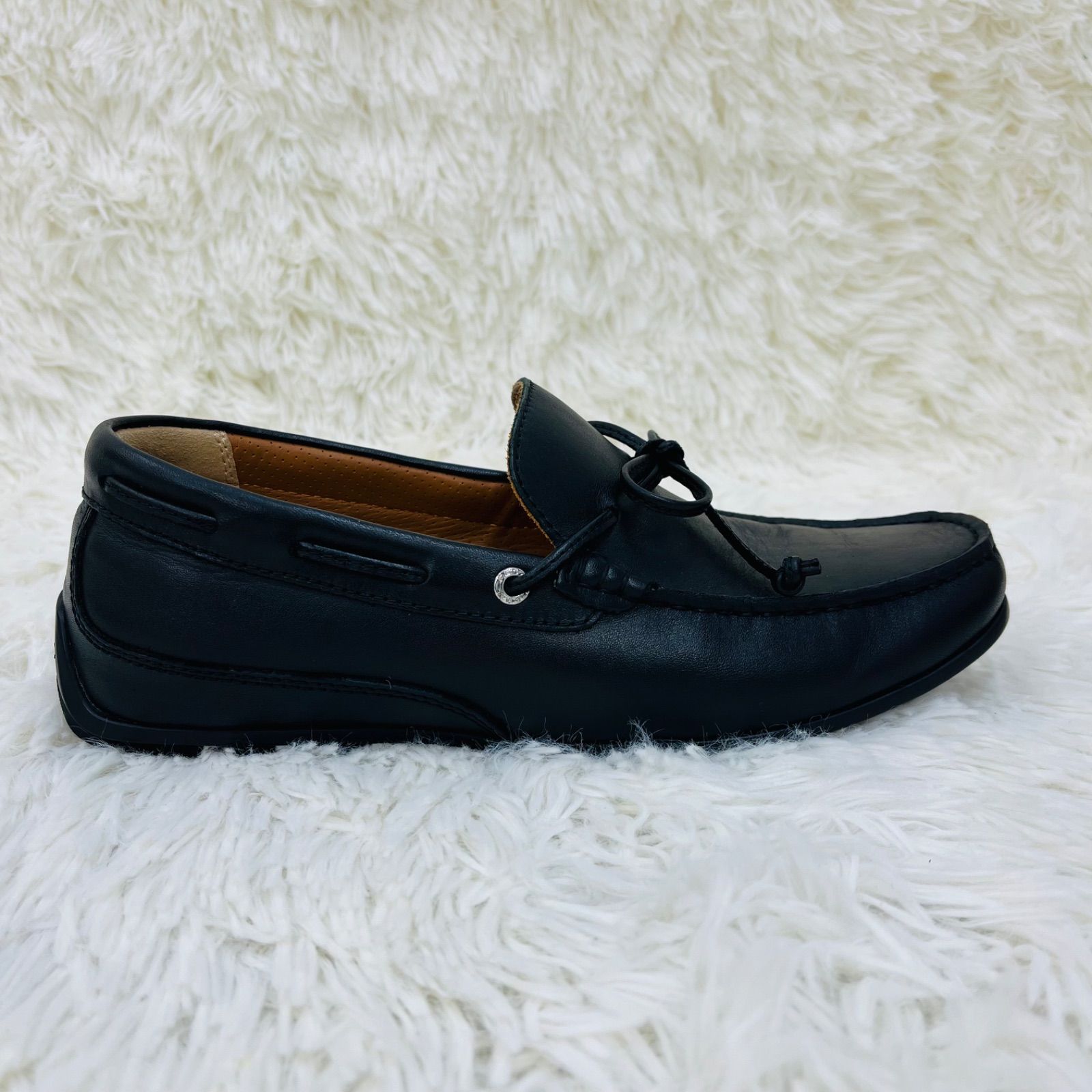 REGAL リーガル ドライビングシューズ ローファー 牛革 レザー 黒 ブラック24.5cm NC19A 55PR WWW_MORNINGWALKER_COM