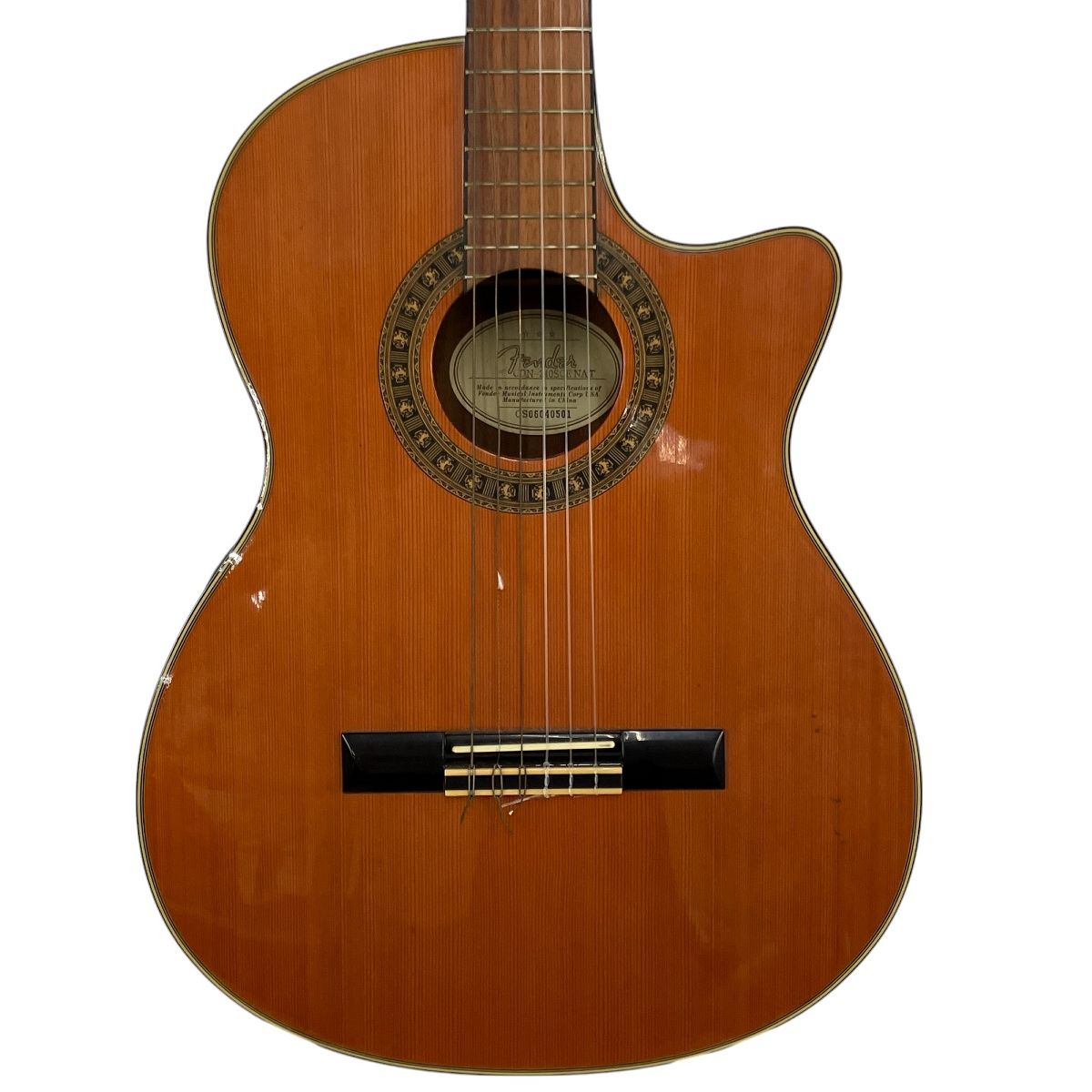 Fender CN-240SCE NAT エレガット エレキ クラシック ギター