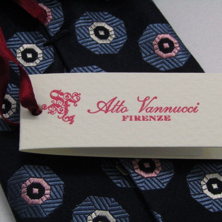 【新品未使用】Atto Vannucci アットヴァンヌッチ ネイビーネクタイ Atto Vannucci(アットヴァンヌッチ)のネイビータイ - そろそろ