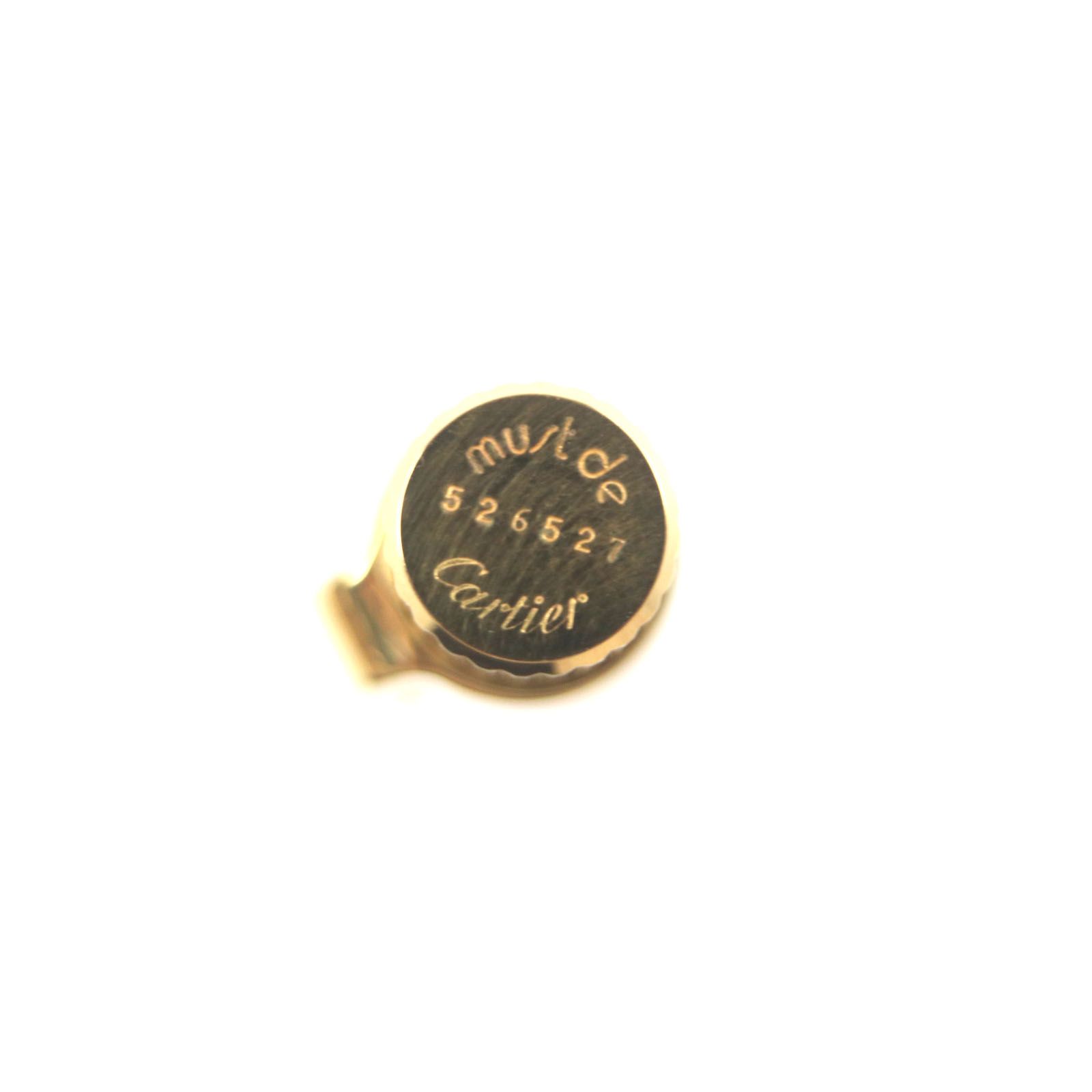 must de Cartier カルティエ ボールペン ゴールドカラー ツイスト 美品▽Cartier カルティエ マスト ドゥ カルティエ ストライプ柄