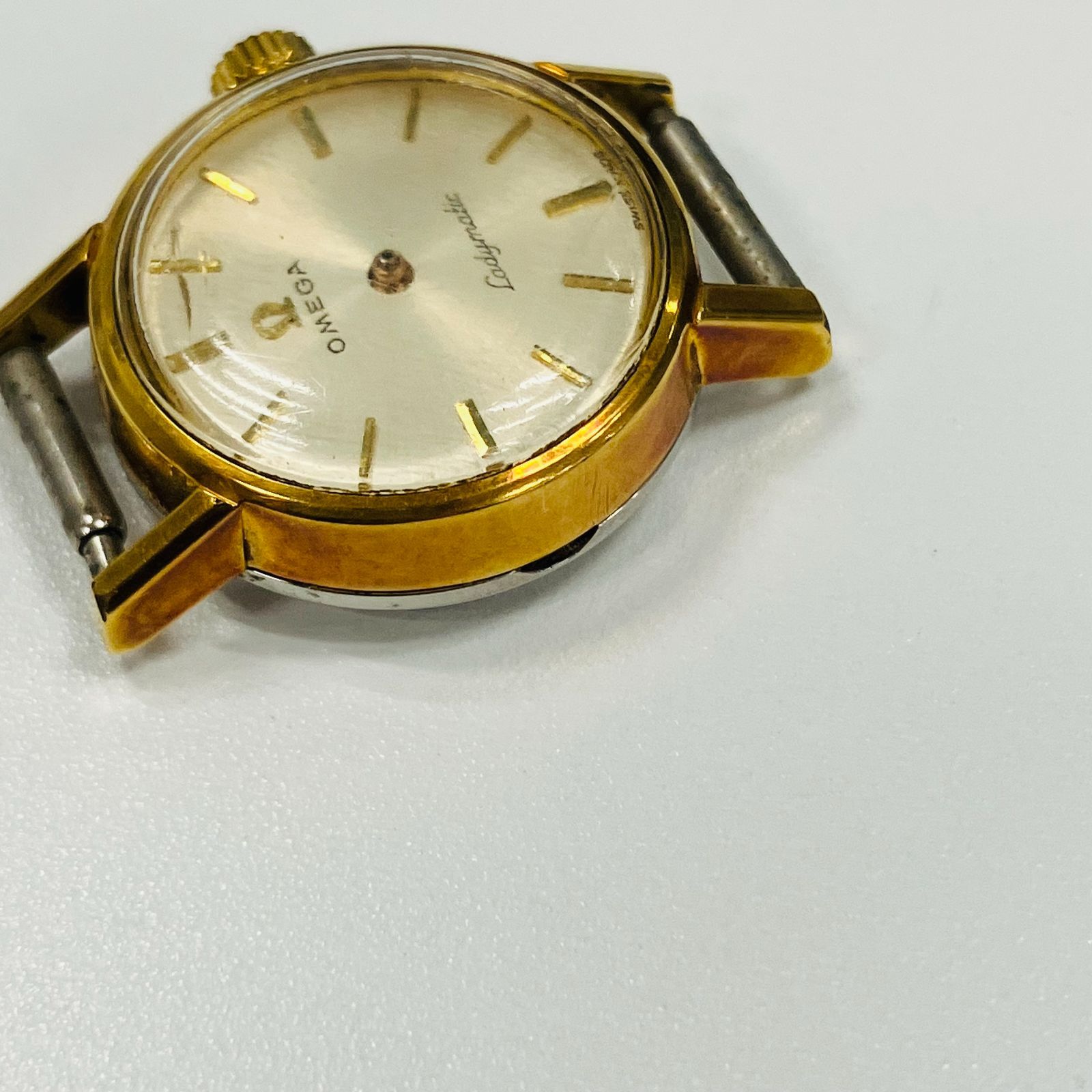 オメガ/レディマティック/カットガラス/自動巻き/60s/Omega/Ladymatic