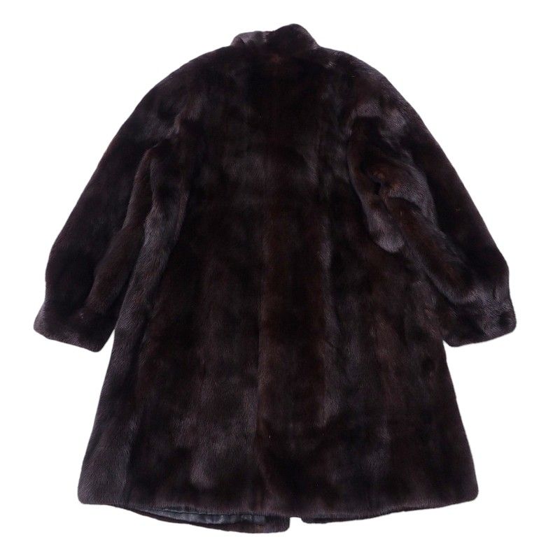 □美品□EMBA エンバ コート サイズ11 マホガニーミンク MINK