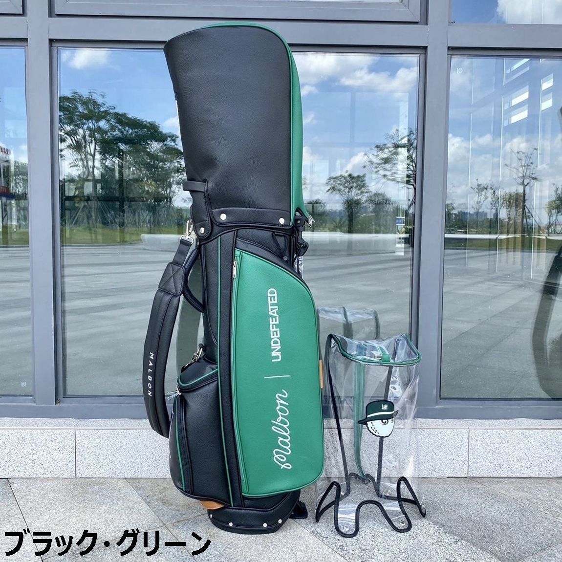 新品 MALBON X UNDEFEATED ゴルフバッグ 完売品 UNDEFEATEDからゴルフブランド「Malbon Golf」とコラボ
