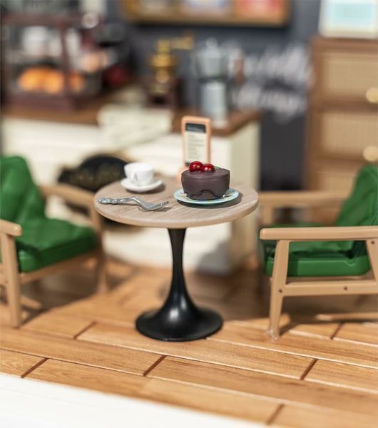 ROLIFE　DIYプラスチックハウス　スーパークリエイターシリーズ　コーヒーラ ROBOTIME ROLIFE DIY ミニチュアハウス スーパークリエイター