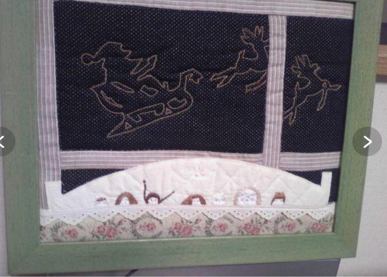 ★オリジナル手作り額：夢見るクリスマスDreaming of Christmas ☆オリジナルの手作り額：夢見るクリスマスOriginal Handmade Frame