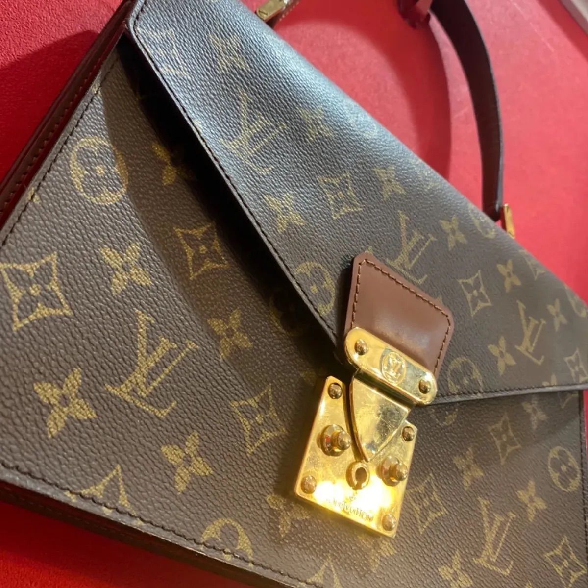 ⭐︎LOUIS VUITTON ルイヴィトン コンコルド モノグラム ハンドバッグ ...