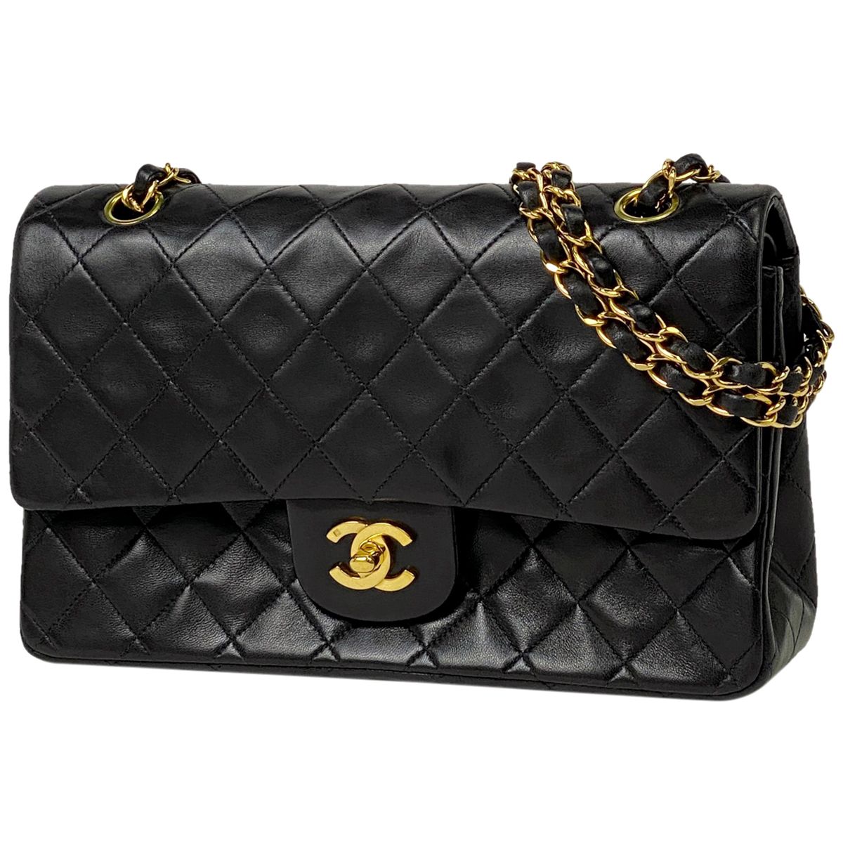 シャネル CHANEL マトラッセ Wフラップ チェーン ショルダーバッグ 