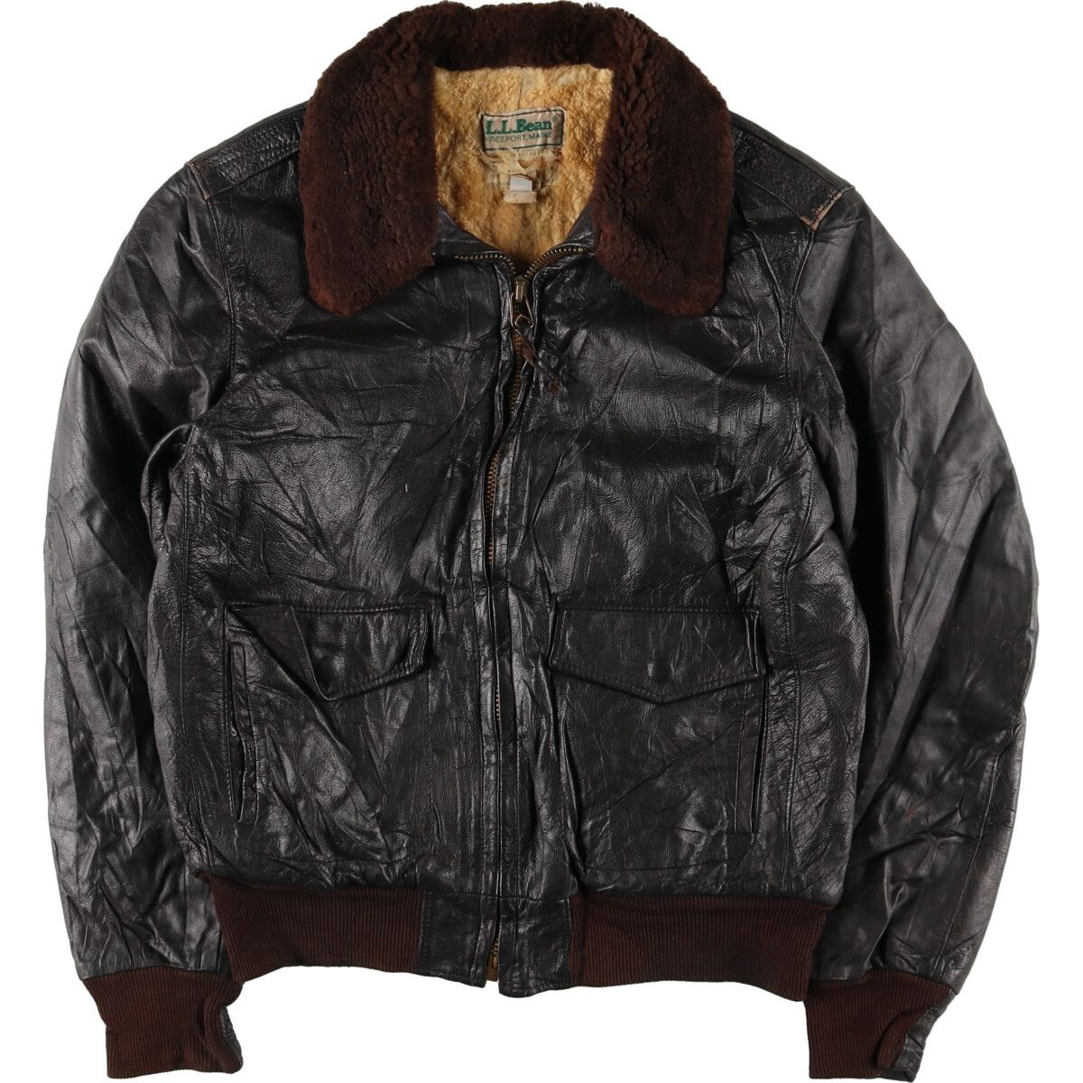 レア XL 90s MA-1 フライトジャケット 希少 公式通販 L.L.Bean MA-1