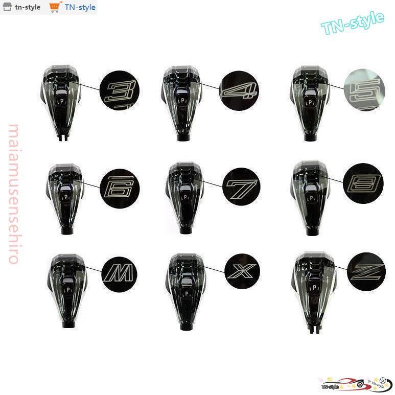 高品質BMWF15F16F02G12Mタイプクリスタルスタイルシフトノブシフトレバー1p
