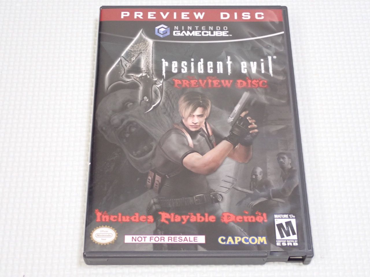 GC☆resident evil PREVIEW DISC 海外版 北米版☆箱付・ソフト付☆動作