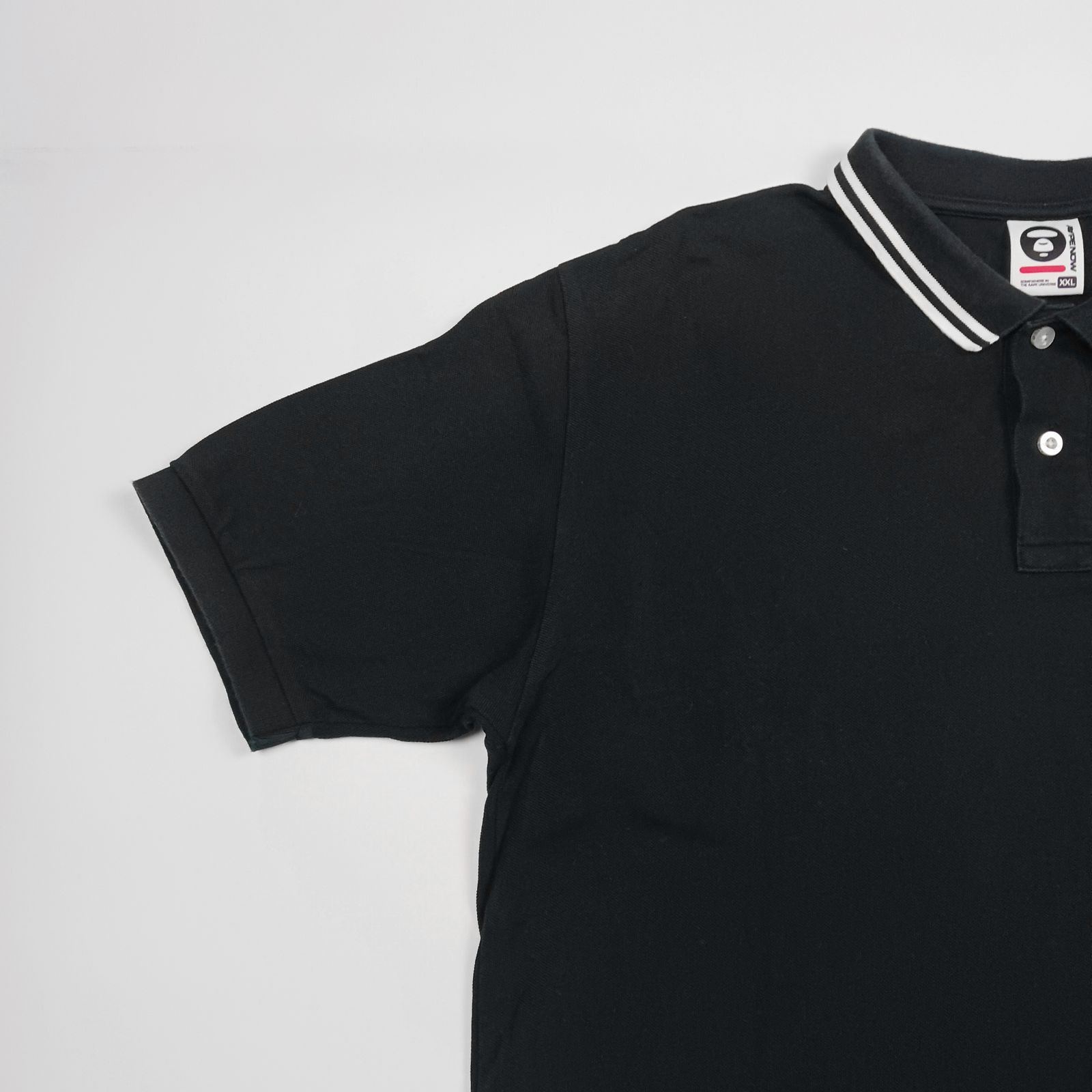 AAPE by A BATHING APE エイプ ポロシャツ ブラック XXL メンズ