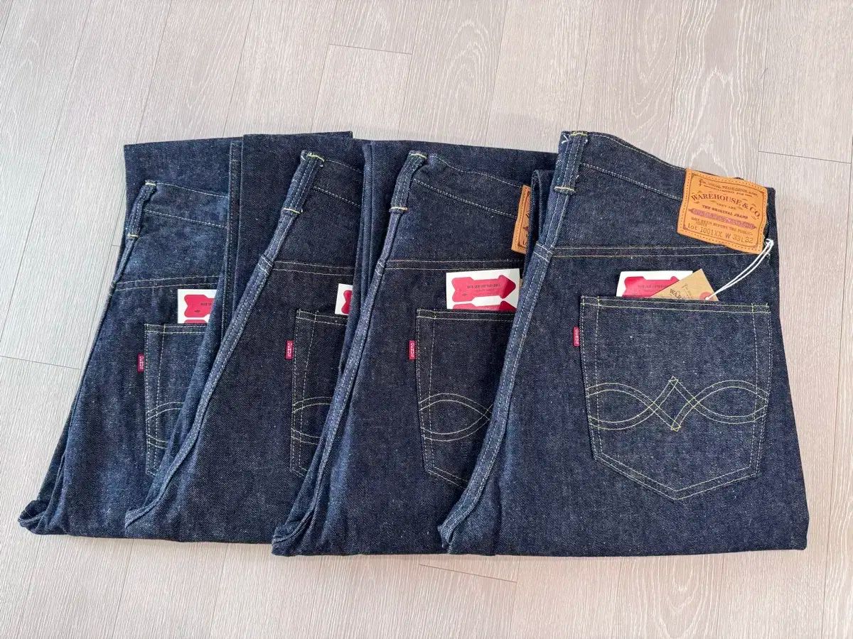 新品未使用 WAREHOUSE 1001XX リジット 3