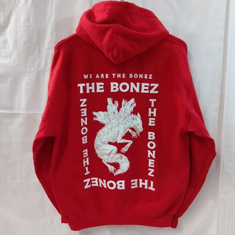 THE BONEZ ザ•ボーンズ USED 古着 パーカー プリントロゴ 【入手困難