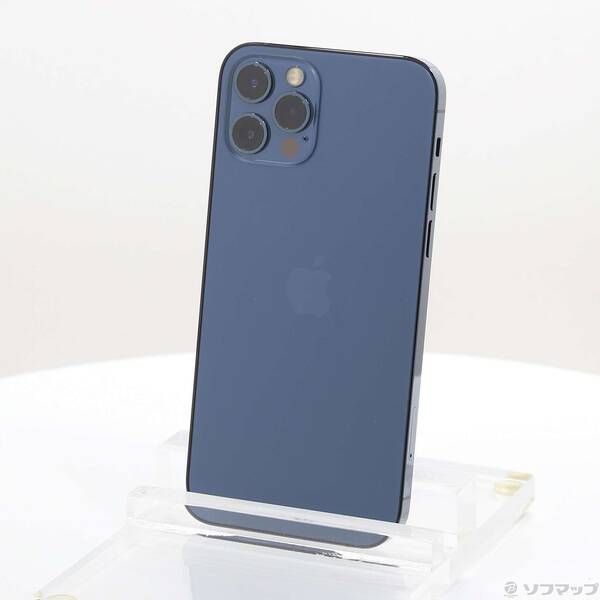 100%新品，爆買い 〔中古品〕 iPhone12 Pro 128GB パシフィックブルー MGM83J／A SoftBank【276】
