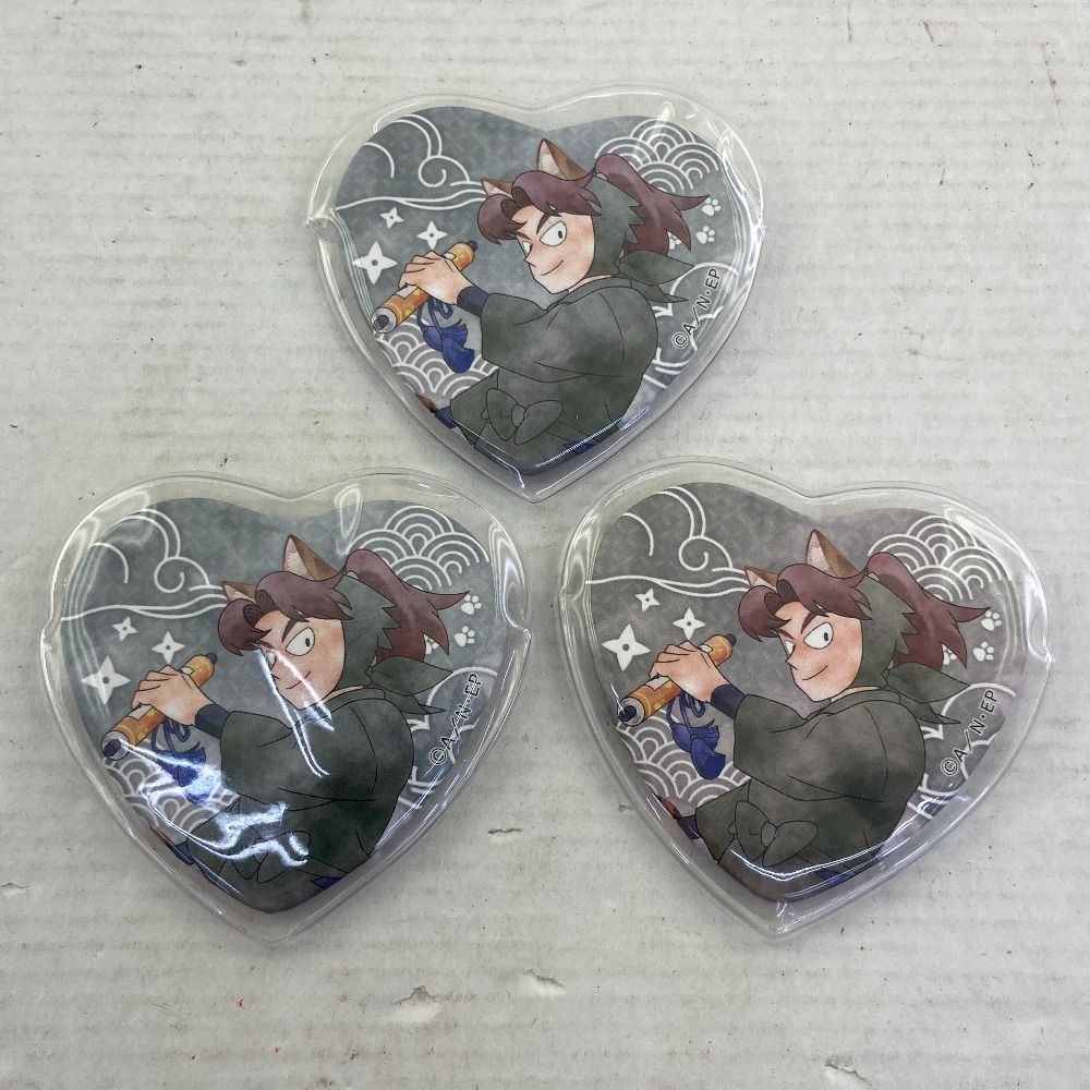 忍たま乱太郎 ナンジャタウン 山田利吉 ハート 缶バッジ 10個