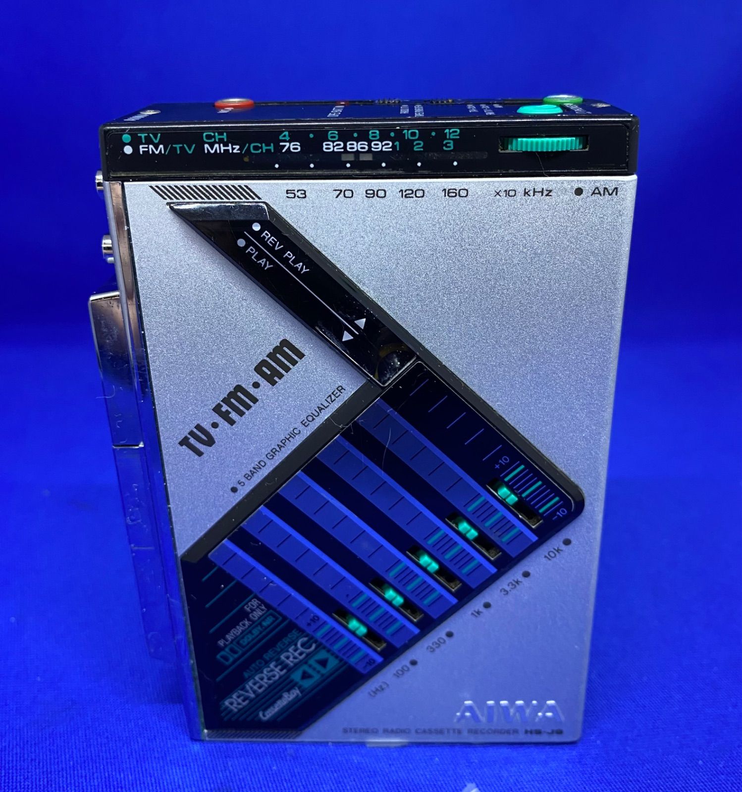 ジャンクAIWA HS-J9 カセットボーイ TV/AM/FM AIWA HS-J9 カセット