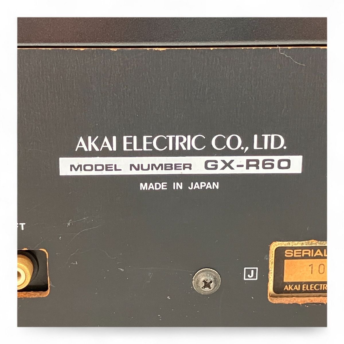 AKAI GX-R60 ステレオ カセットデッキ アカイ 音響 オーディオ