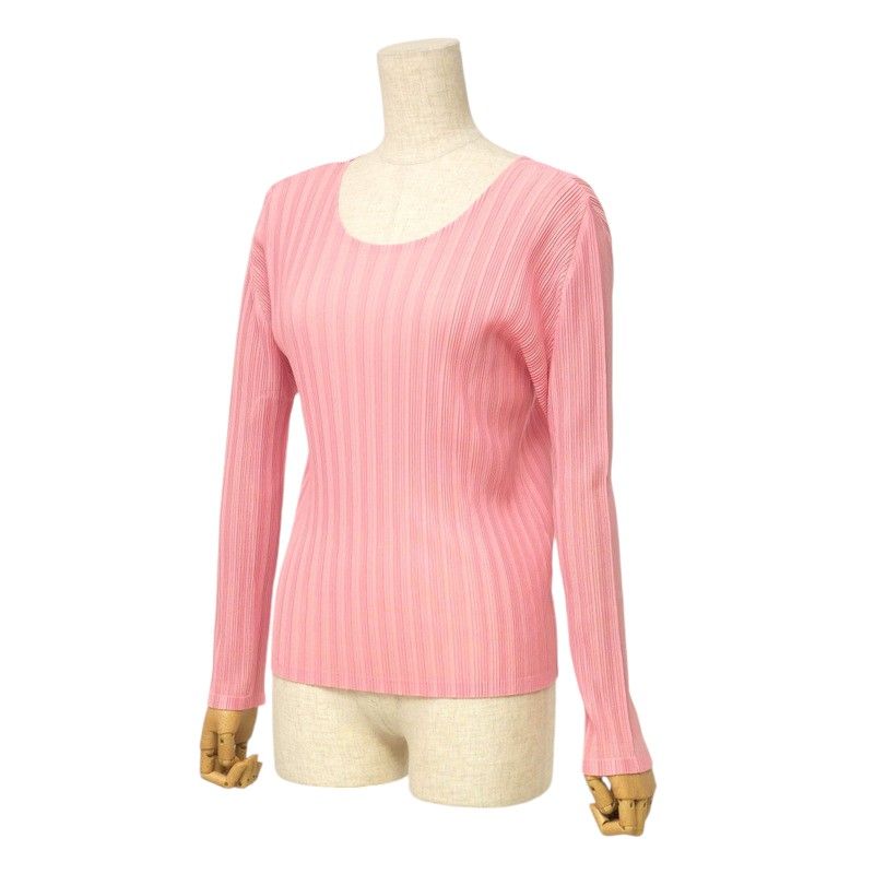 PLEATS PLEASE ISSEY MIYAKE プリーツプリーズ イッセイミヤケ カットソー サイズ3 長袖 トップス ブランド古着 20250923|RA1327