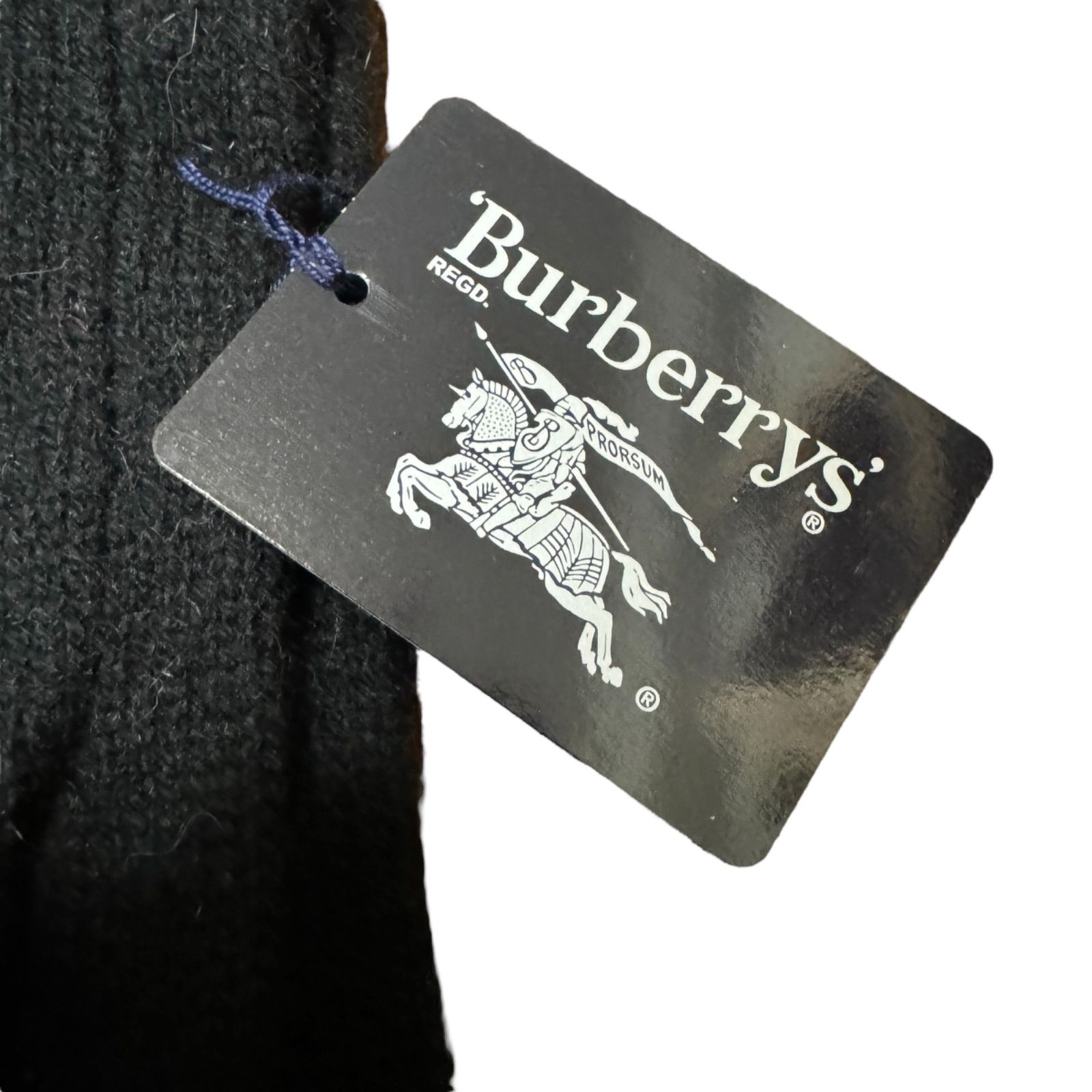RE86 【タグ付き】 Burberrys バーバリー 手袋 ウール ブラック RE86 【タグ付き】 Burberrys バーバリー 手袋 ウール ブラック