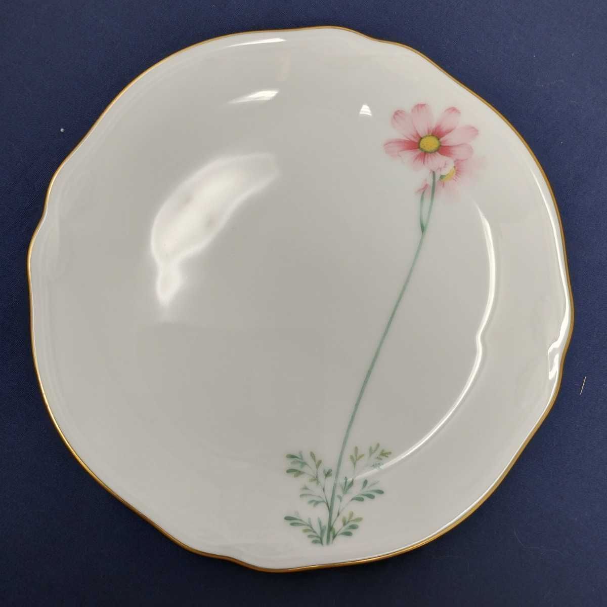 Jメ78 Noritake ノリタケ 皿 花柄 ５枚 食器 約14㎝ レトロ 昭和