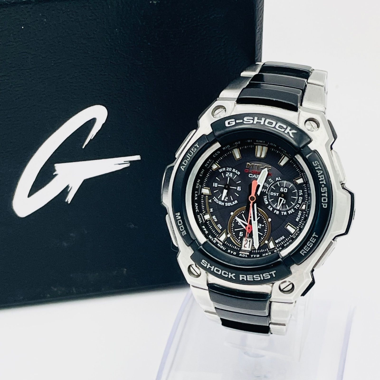 CASIO カシオ G-SHOCK MTG-1000-1AJF タフソーラー クロノグラフ SS 