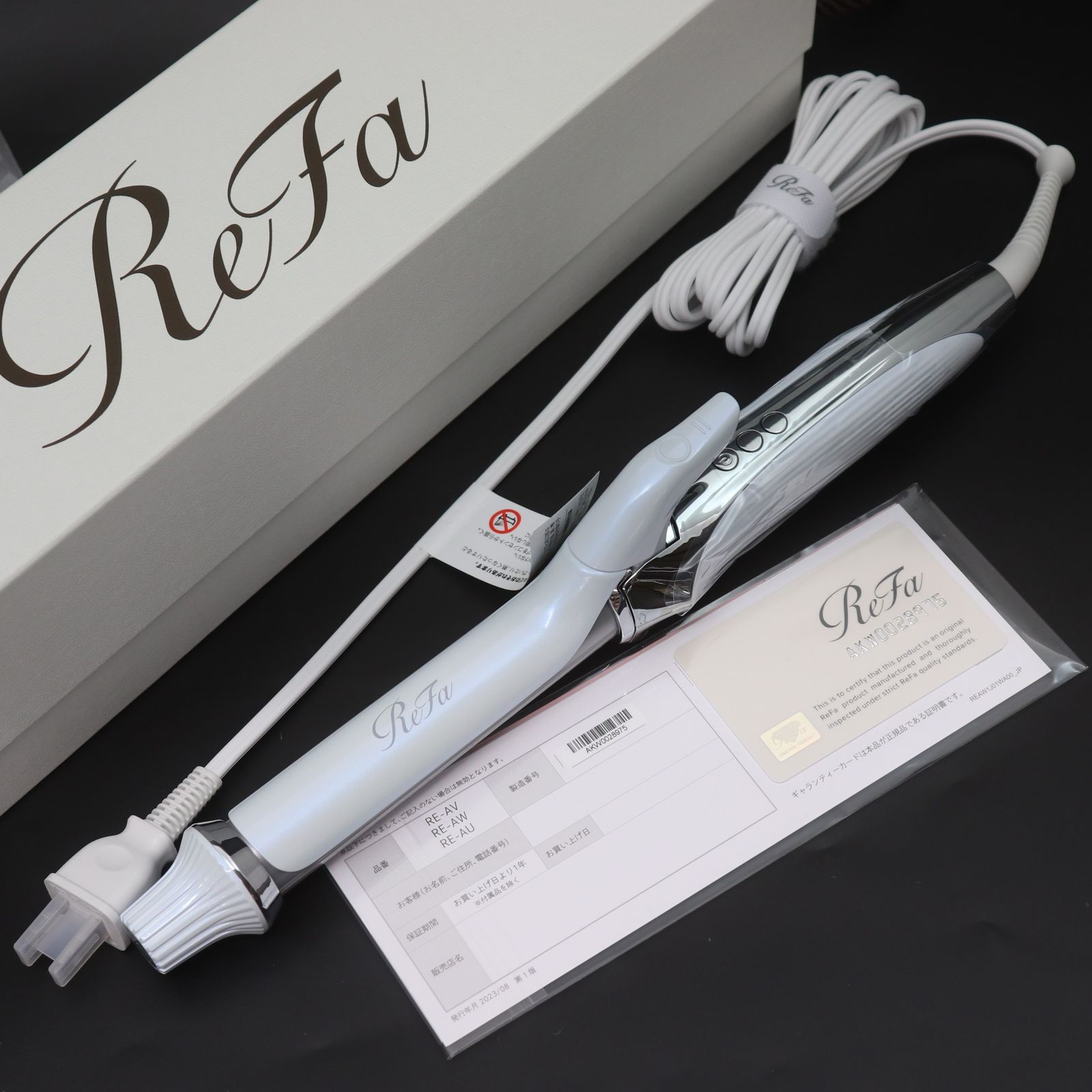 ITFSUESEVCUC 未使用品 ReFa リファ カールアイロンプロ 26mm RE-AU-02A ホワイト ヘアケア アイロン 美容家電 -  メルカリ