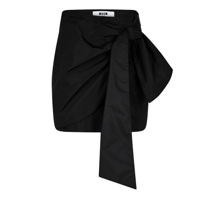 【送料無料】 エムエスジイエム レディース スカート ボトムス Skirt Black