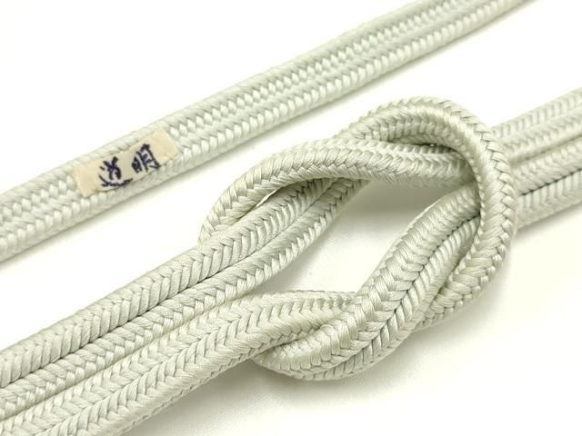 平和屋着物● 上 有職組紐道明 帯締め 冠組 白花色 宮内庁御用 国立博物館御用 東京芸術大学御用 AABA9920ay