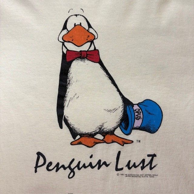Opus the Penguin 80年代 プリントTシャツ Penguin Lust 07061810 861 
