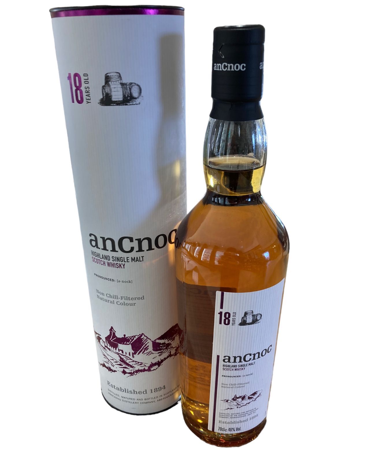 ウイスキー未開封 スコッチ アンノック18年 700ml 46％ ancnoc