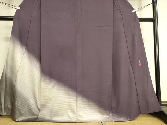 平和屋着物▽松尾光琳 訪問着 無双 絽袷 絽×絽 銀花 銀彩 正絹 逸品