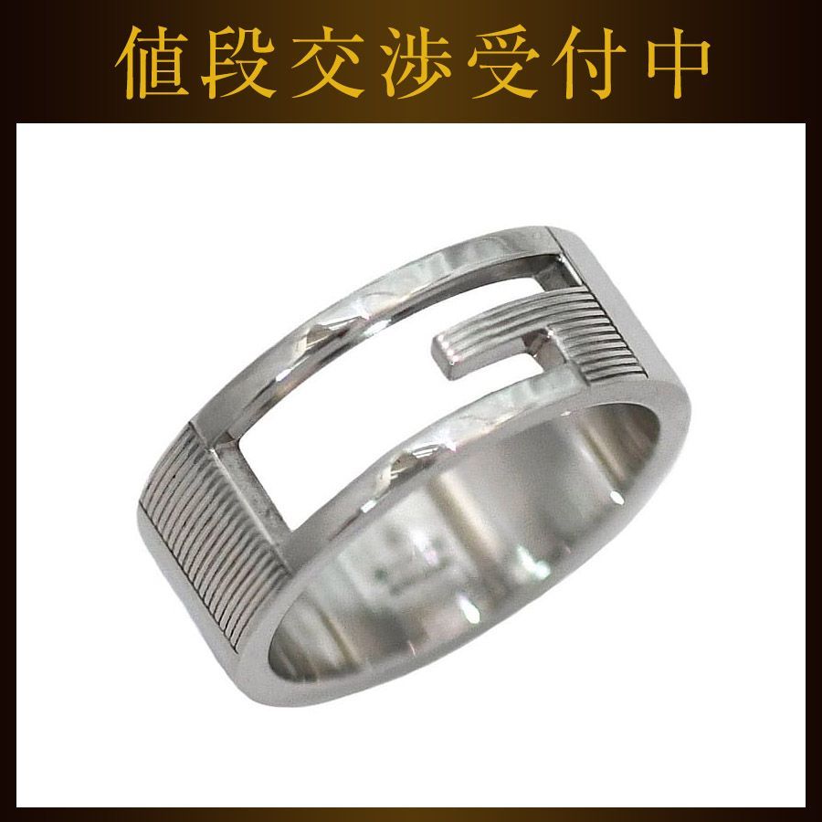 グッチ ブランテッド リング シルバー Gカット 032661 09840 - メルカリ 